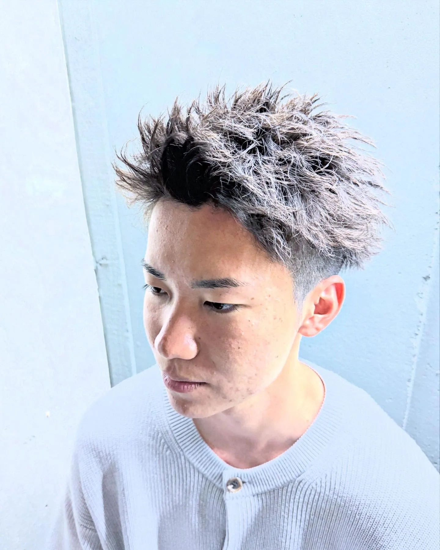 スパイキーショート✖︎ピンパーマ