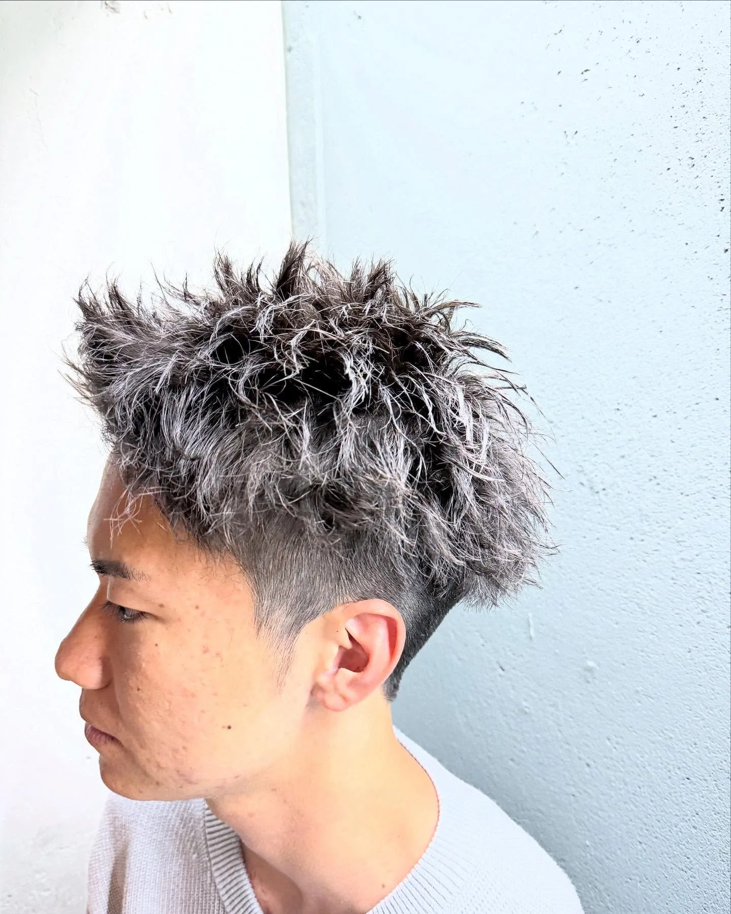 スパイキーショート✖︎ピンパーマ