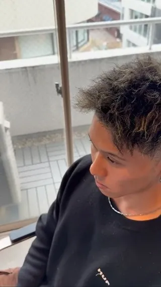 カットパーマメッシュ、オーダーかなり多いです🔥